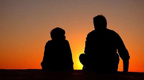 Vater und Sohn